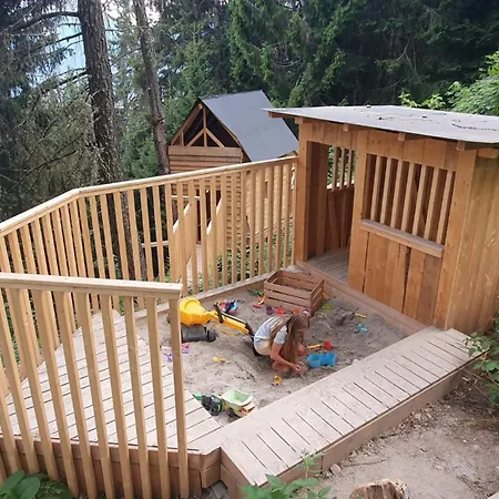 Baumfuchs Direkt An Der Talabfahrt Belalp