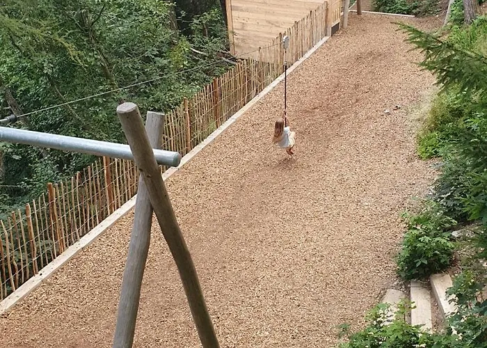 Baumfuchs Direkt An Der Talabfahrt Belalp Dağ evi